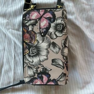 Butterfly cross body bag